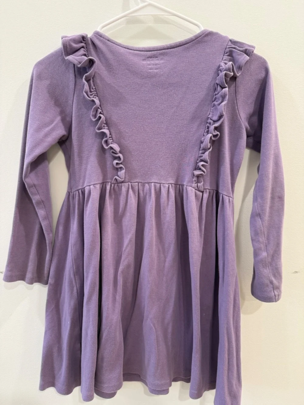Mini Boden - Purple Floral Embroidered Bodice Dress, Size 8-9y